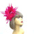 Curled Feather Fuchsia Pink Fascinator Hair Clip-Fascinators Direct