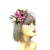 Vintage Garden Pink & Blush Floral Fascinator Hat with Veil-Fascinators Direct