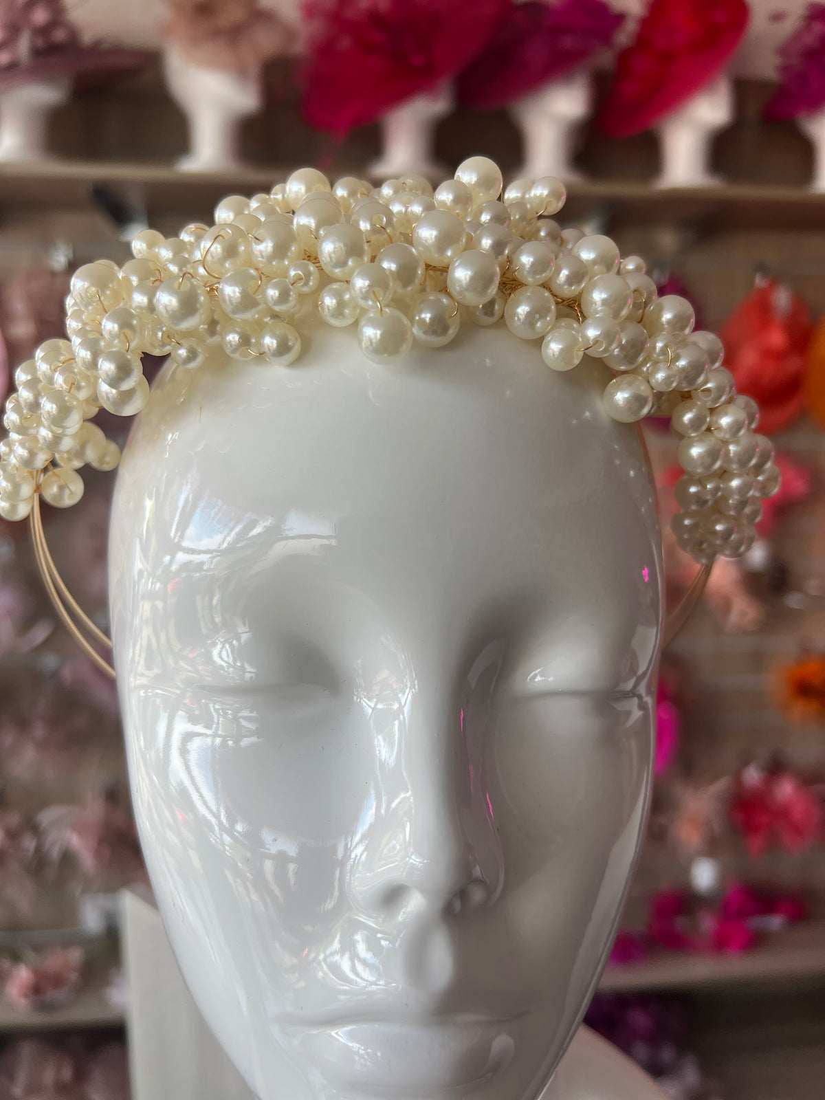 Ivory Pearl Headband Fascinator