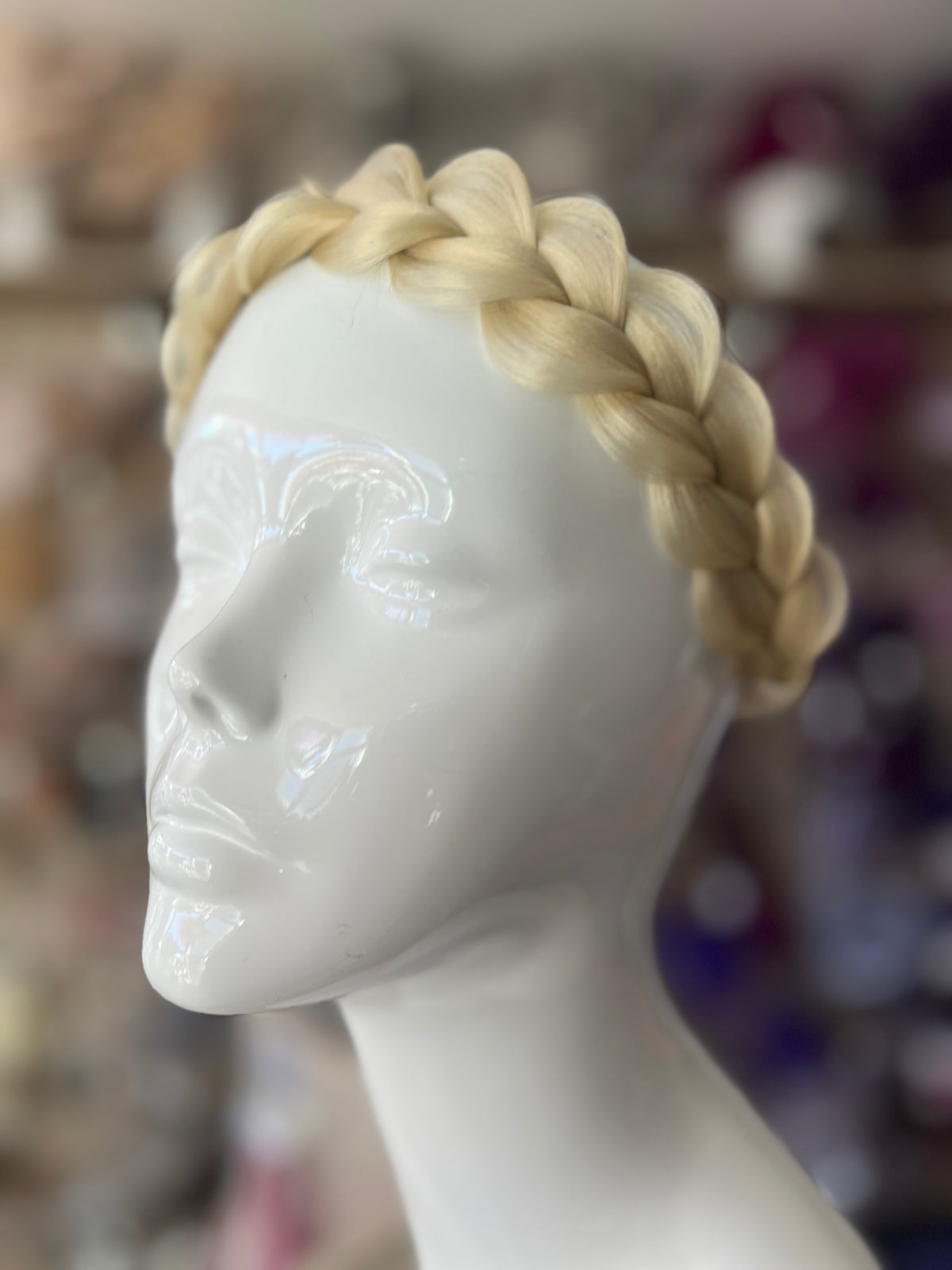 Light Blonde Faux Fishtail Braided HeadBand