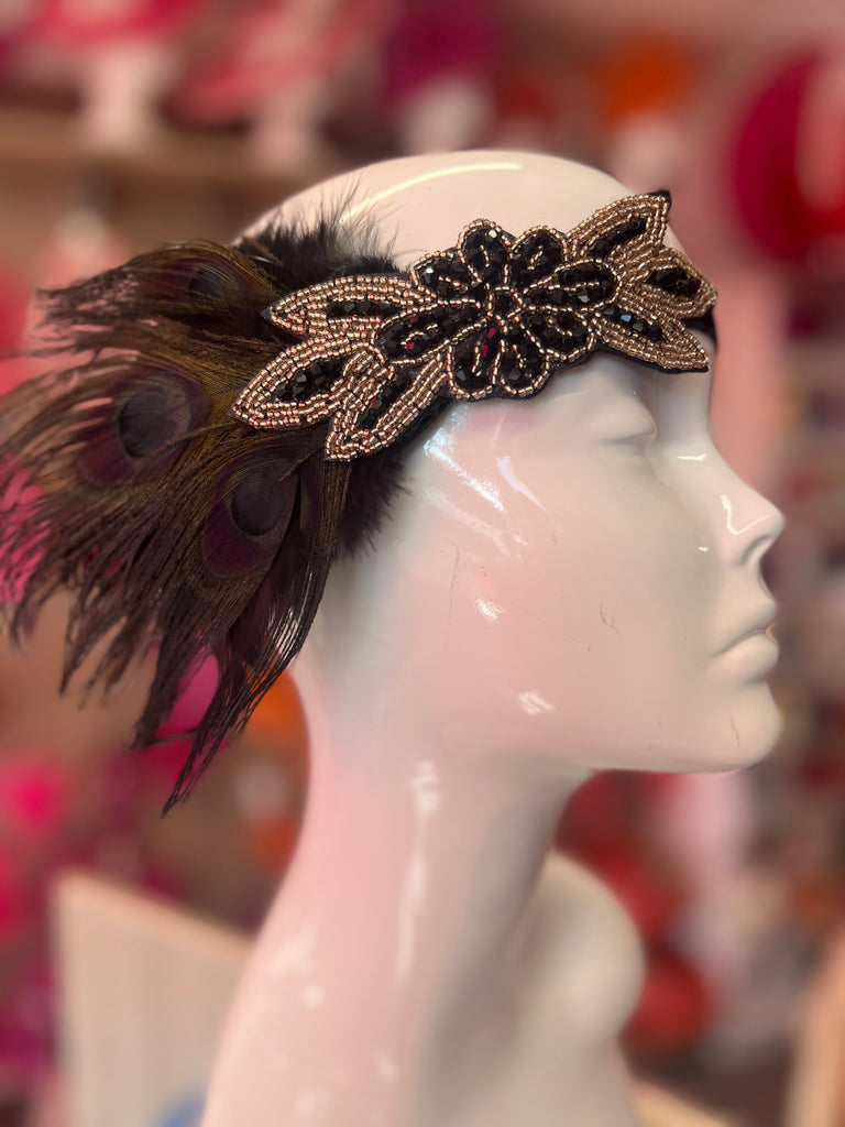 beaded headpiece 1920s