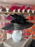Black Crinoline Wide Brim Hat