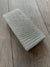 Silver Pleated Glitter Box Clutch Bag