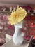 Stylish Lemon Disc Fascinator with Decorative Bow