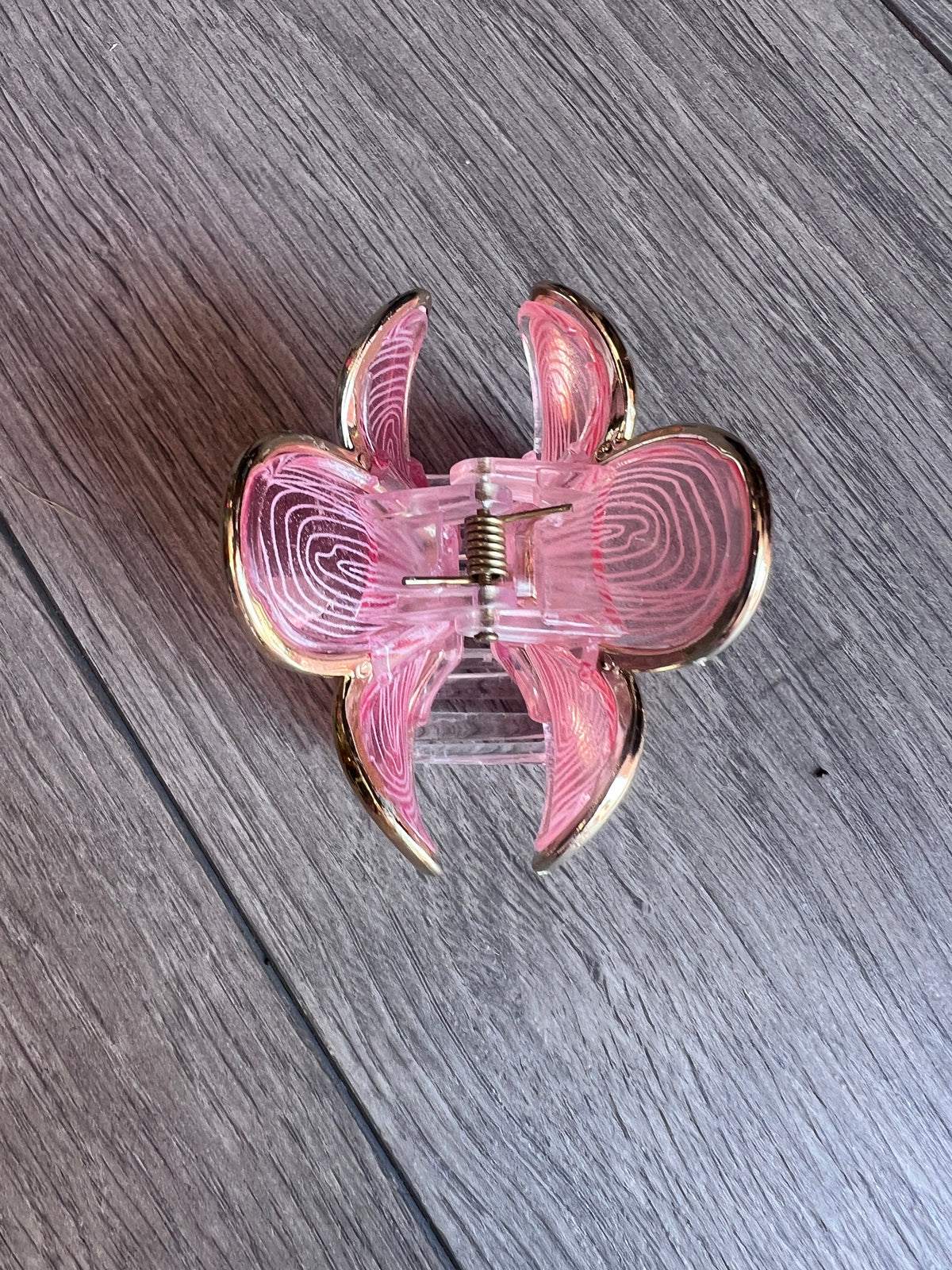 Tropical Jasmine Hair Flower Claw - Pink