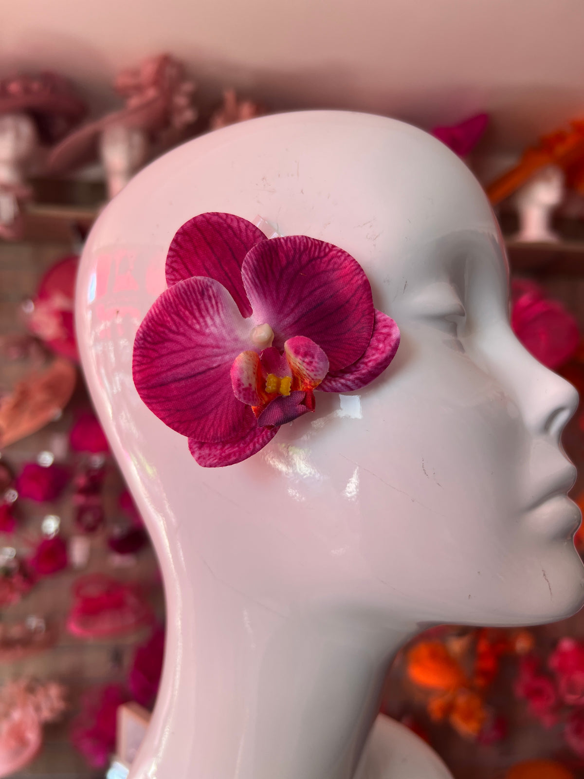 Damson Orchid Hair Clip