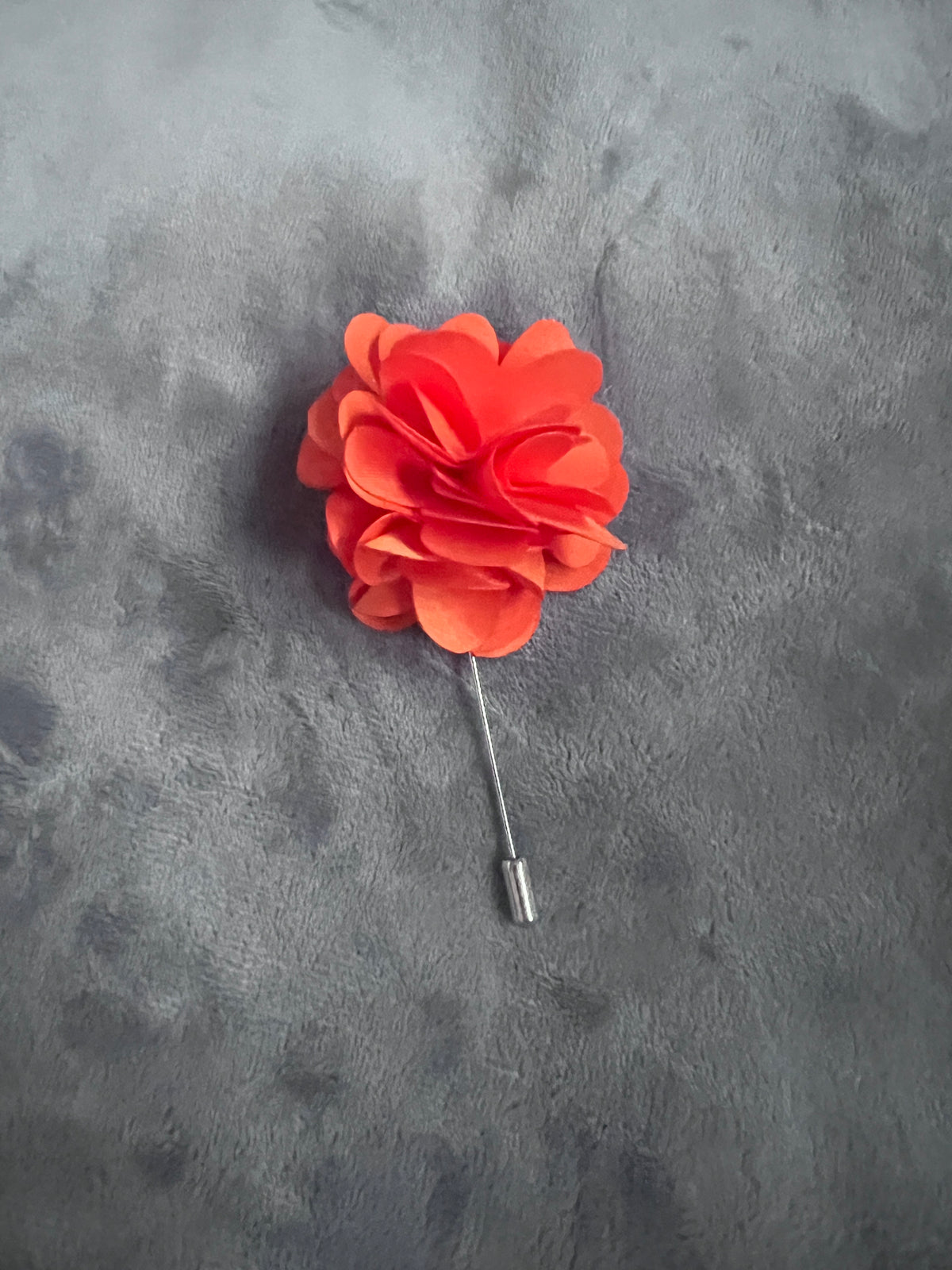 Orange Men’s Classic Tie &amp; Pin