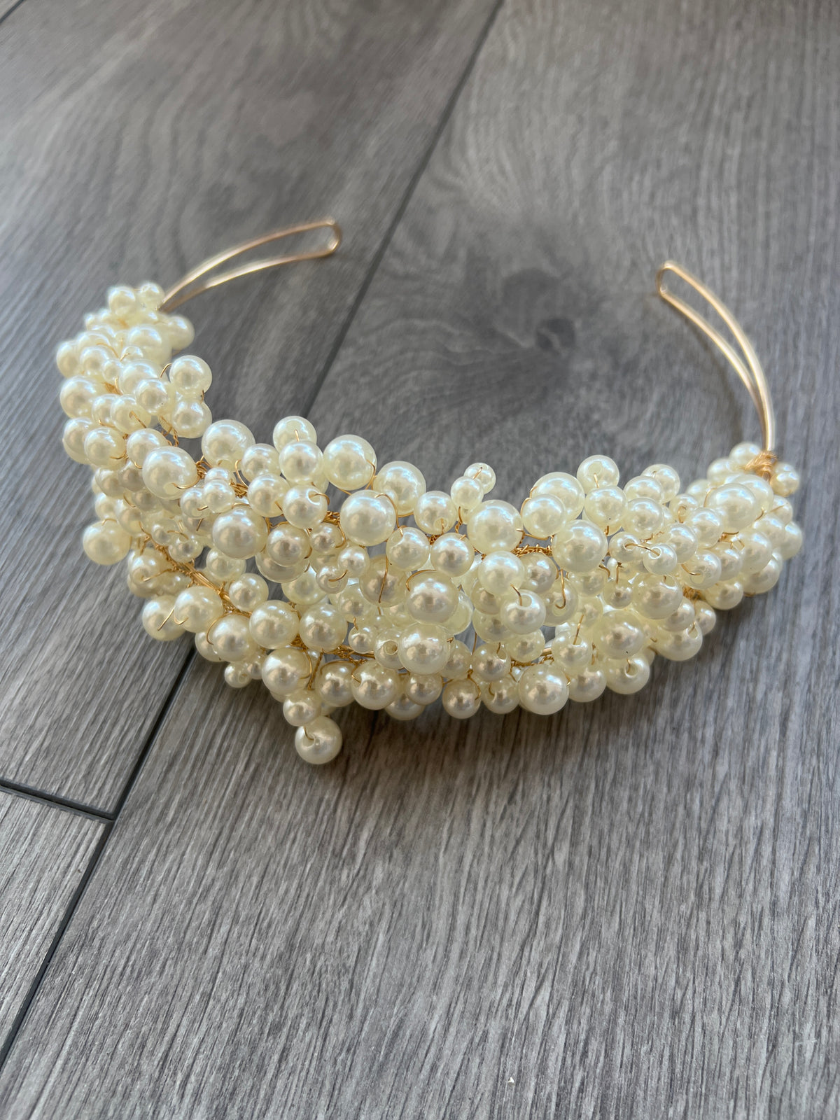 Ivory Pearl Headband Fascinator