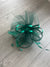 Crinoline Waves Large Emerald Fascinator