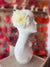 Cream Peony Hair flower