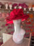 Short Brim Rouge Occasion Hat