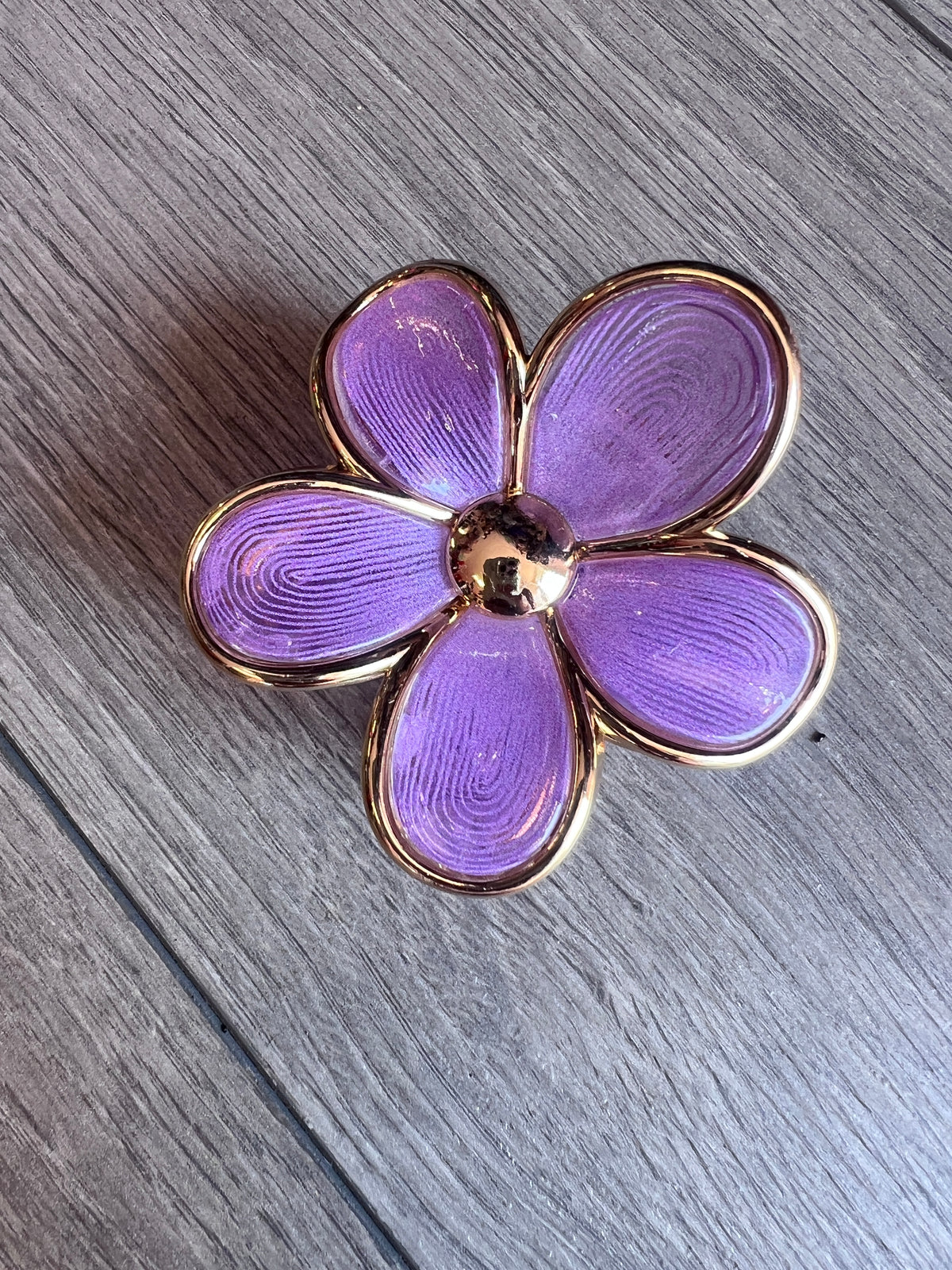 Tropical Jasmine Hair Flower Claw - Lilac