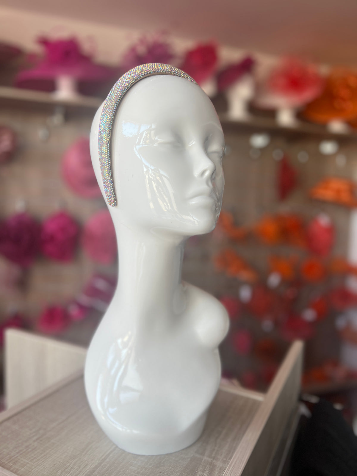 AB Diamante Headband-Fascinators Direct