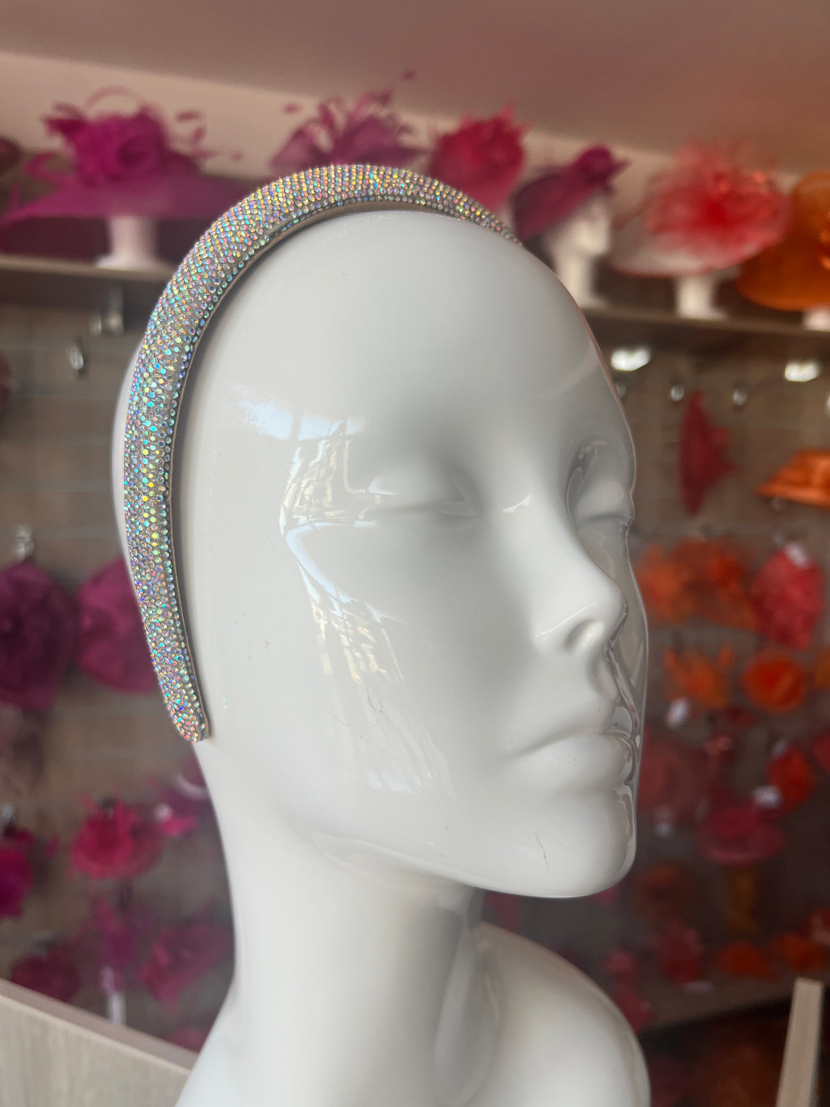 AB Diamante Headband-Fascinators Direct