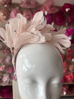 Baby-Pink-Fascinator-Headband-  display picture 1