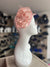 Baby Pink Teardrop Fascinator with Curled Sinamay Loops-Fascinators Direct