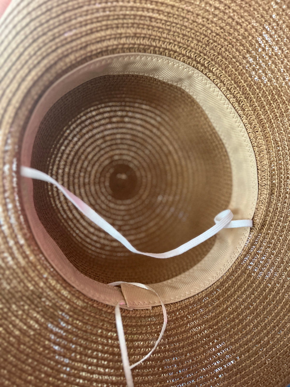Beige Straw Sun Hat With Flowers &amp; Foliage-Fascinators Direct