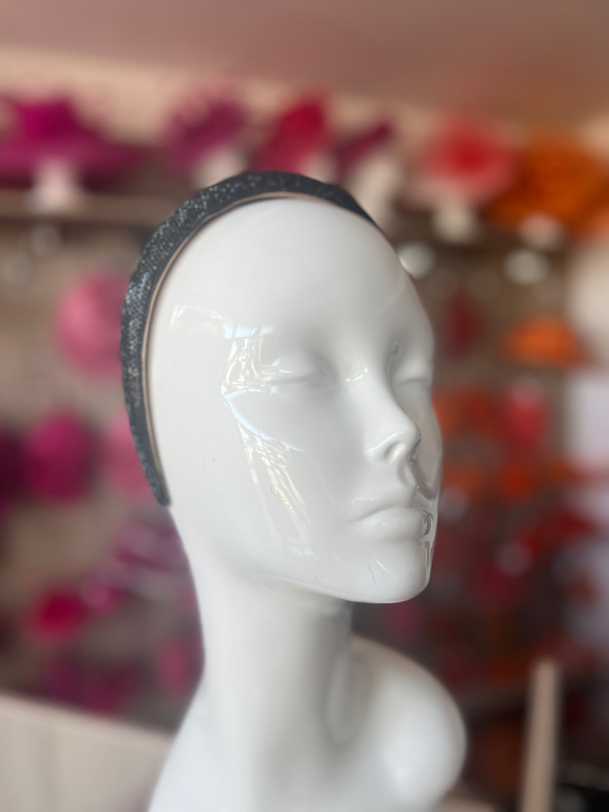 Black Diamante Headband-Fascinators Direct
