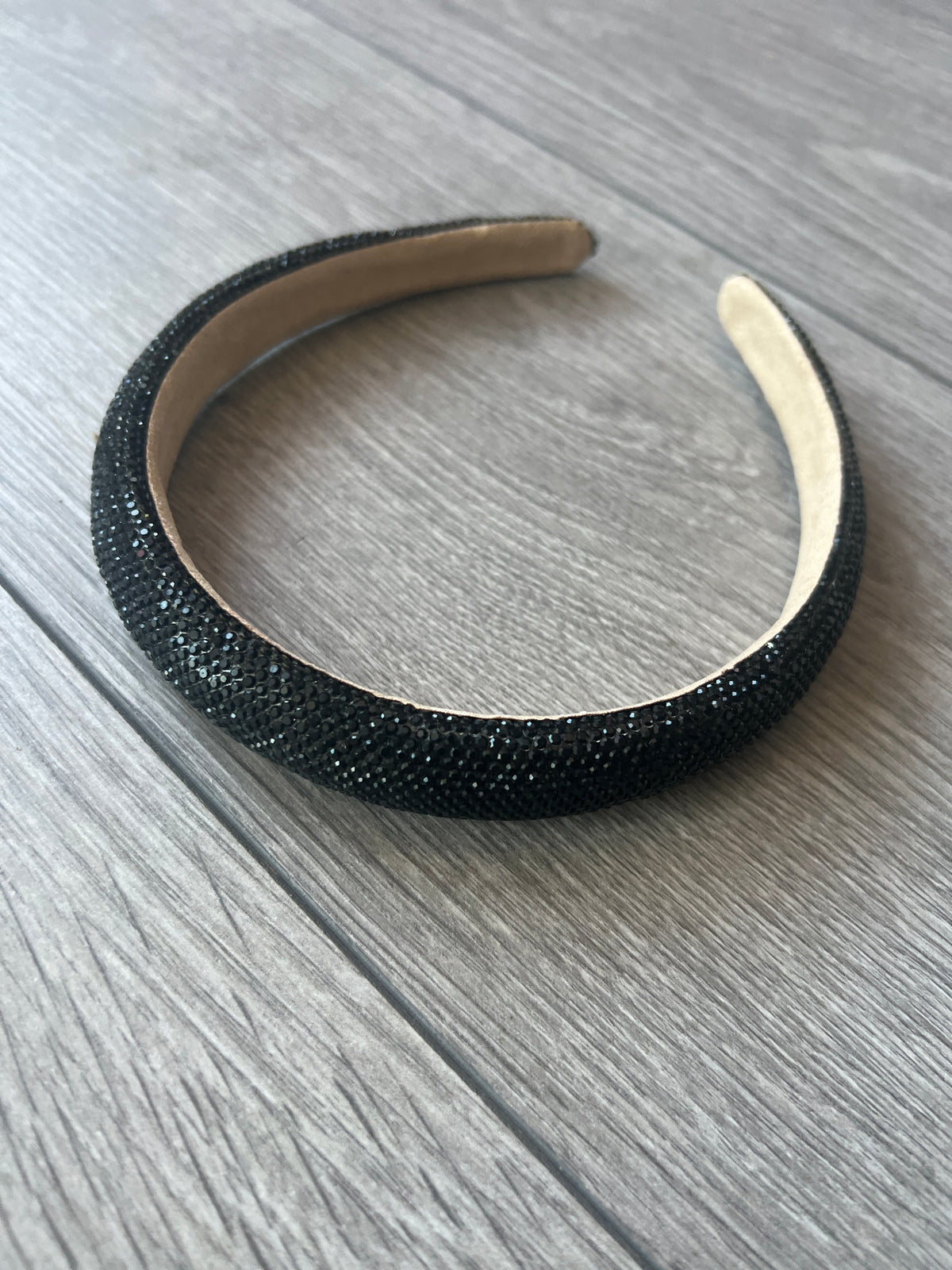 Black Diamante Headband-Fascinators Direct