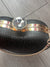 Black Glitter Heart Clutch Bag-Fascinators Direct