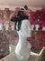 Black Large Loop Feather Headband Fascinator-Fascinators Direct