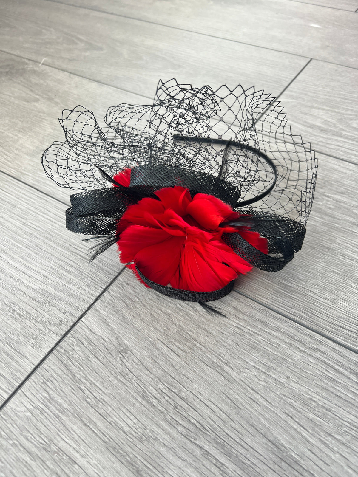 Bolero | Fascinator outlets | Black and Red