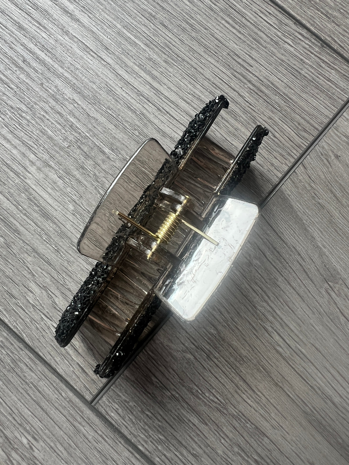 Black Rhinestone Hair Claw-Fascinators Direct