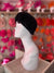 Black Vintage Double Flower Turban Hat