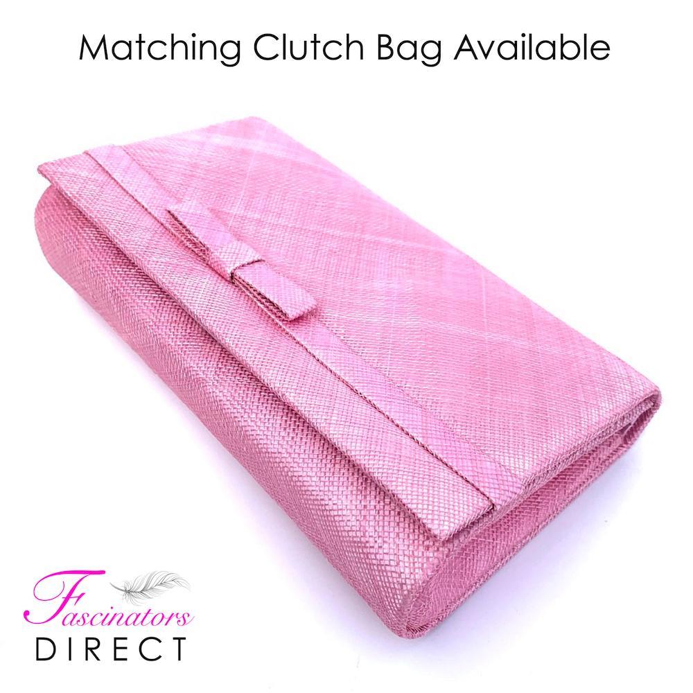 Blossom Pink Teardrop Disc Fascinator-Fascinators Direct