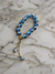 Blue Crystal Bead Bracelet-Fascinators Direct