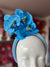 Blue Orchid Flower Chunky Headband Fascinator-Fascinators Direct