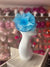 Blue Pillbox Fascinator With Flower-Fascinators Direct