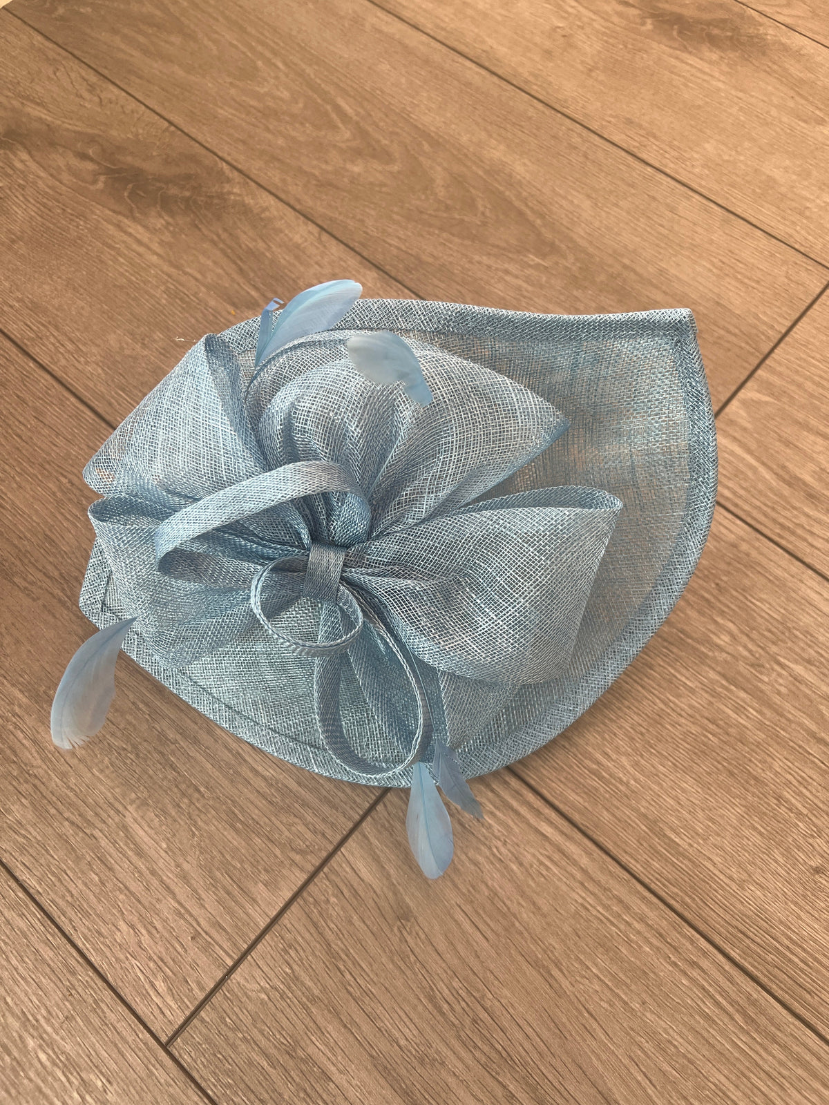 Bluebell Disc Fascinator with Decorative Bow-Fascinators Direct