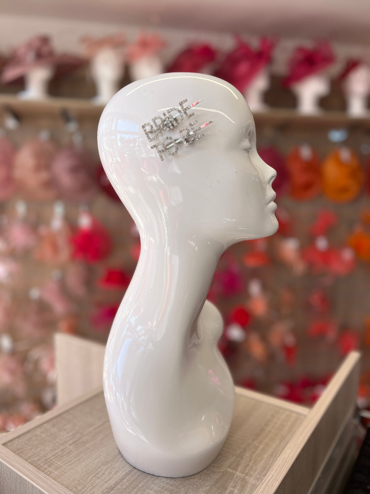 Bride To Be Diamante Hair Slides-Fascinators Direct