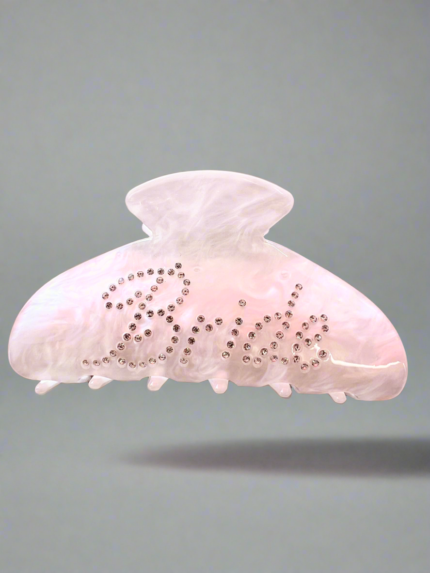 Bride White Acrylic Claw Clip-Fascinators Direct