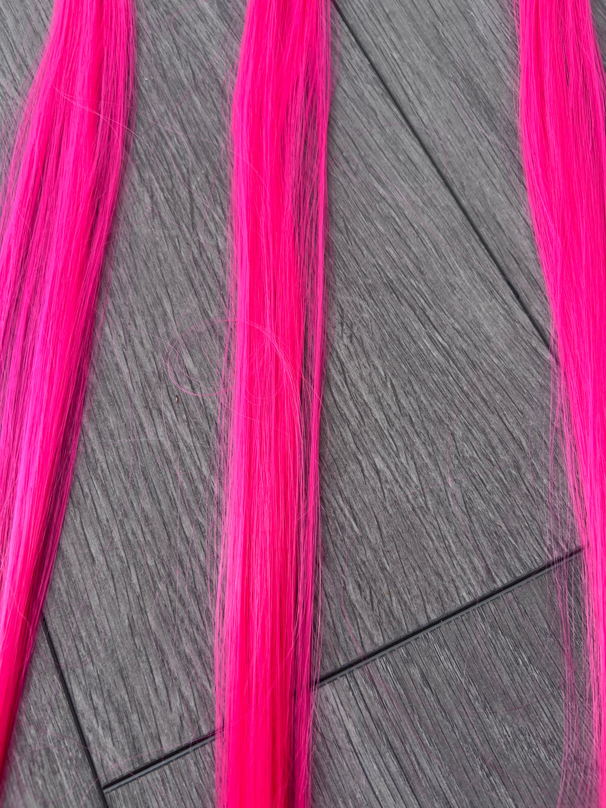 Bright Pink Straight Clip In Hair Extensions x5-Fascinators Direct