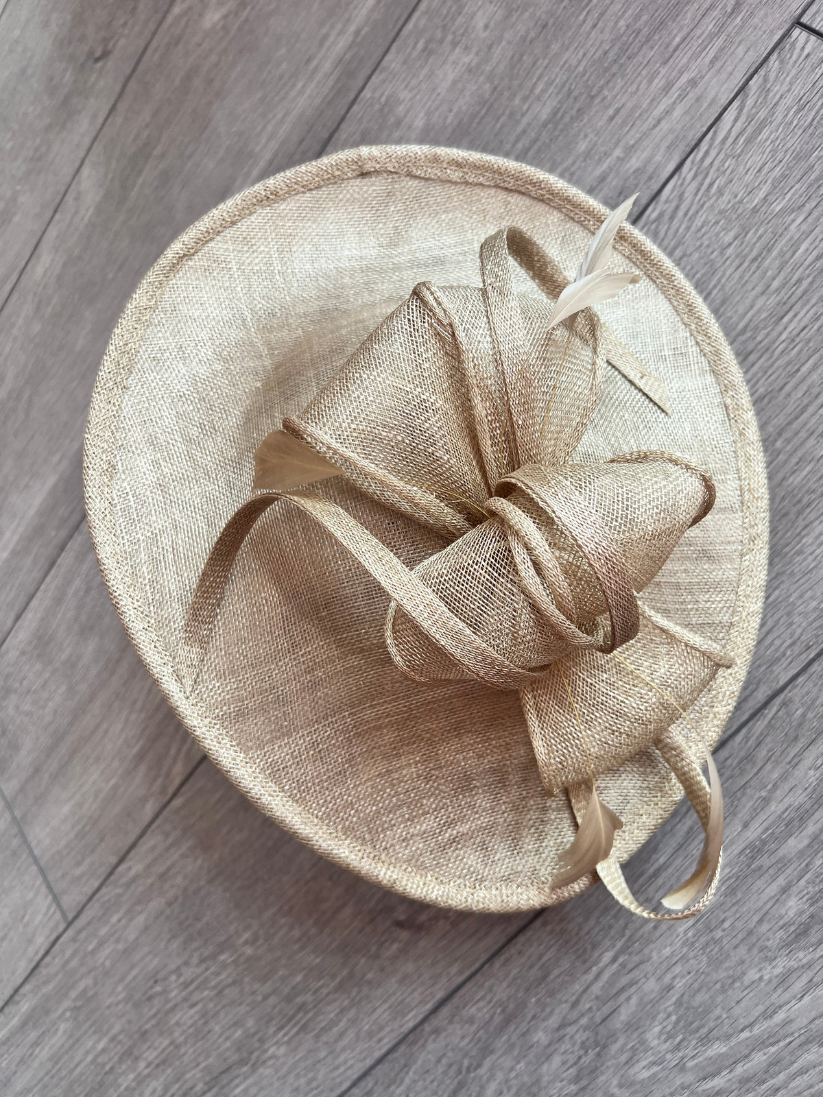 Multicolour wedding fascinator, brown bronze and light beige beautiful fascinator - New item in hot my shop