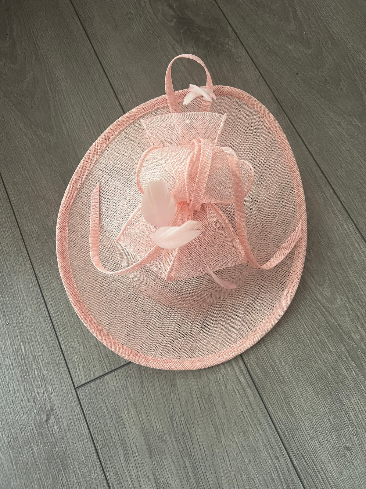 Bubblegum Pink Teardrop Disc Fascinator-Fascinators Direct