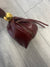 Burgundy Faux Leather Grab Bag-Fascinators Direct