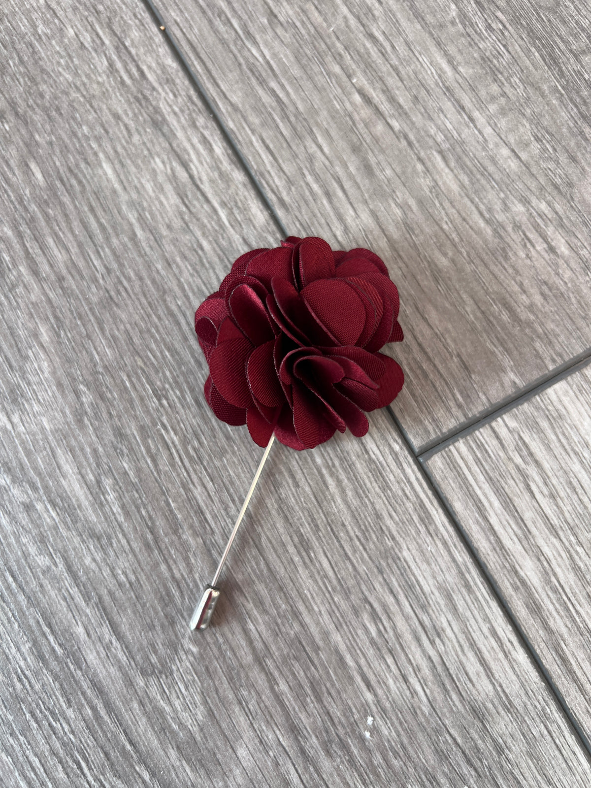 Burgundy Men’s Classic Tie &amp; Pin-Fascinators Direct