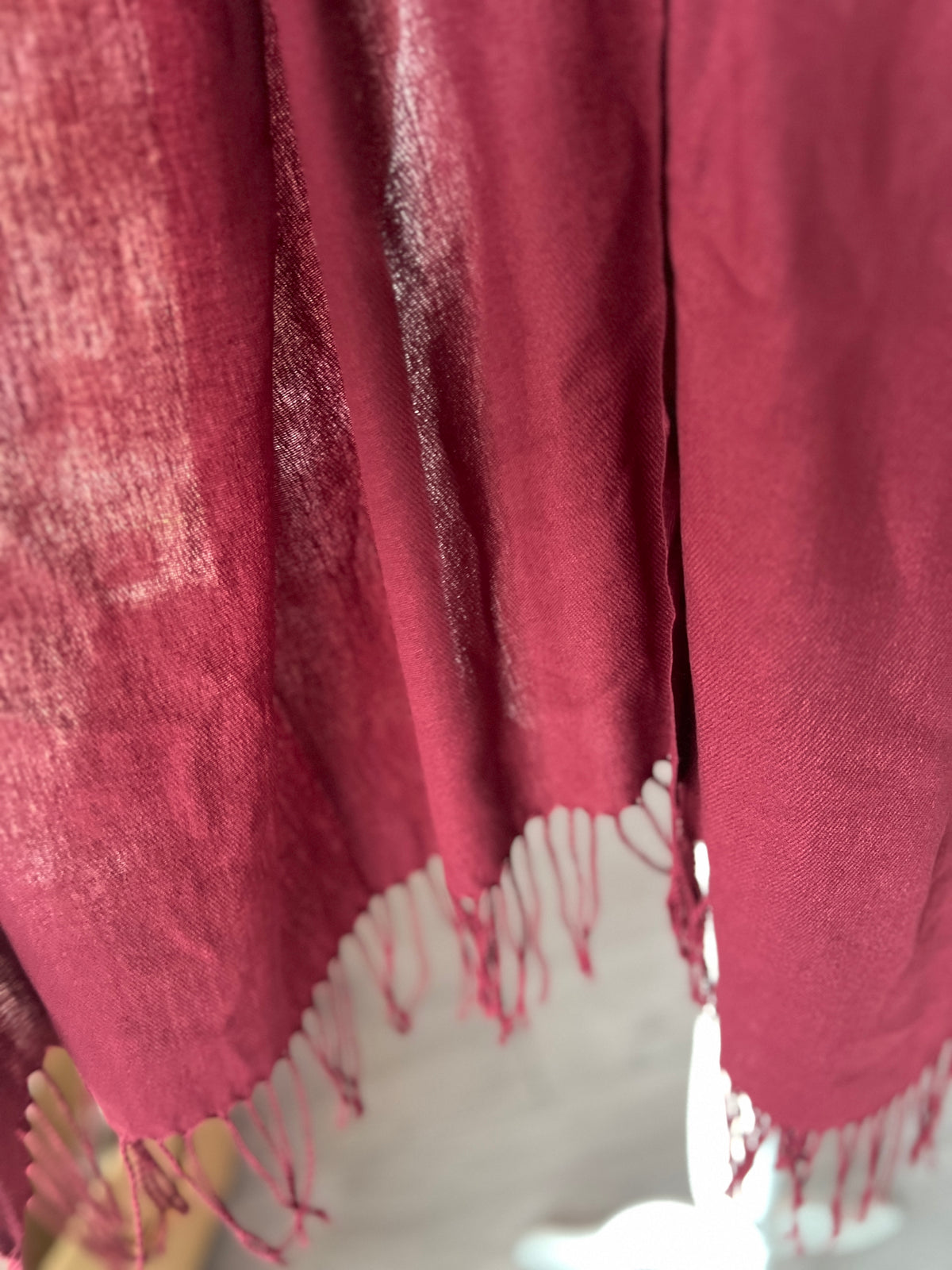 Burgundy Wedding Pashmina Scarf-Fascinators Direct