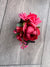 Vintage Rose & Peony Flower Pink Fascinator Hair Claw