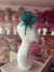 Crinoline Bottle Green Flower Fascinator Headband