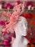 Headband Dusky Pink Fascinator With Flower & Loops