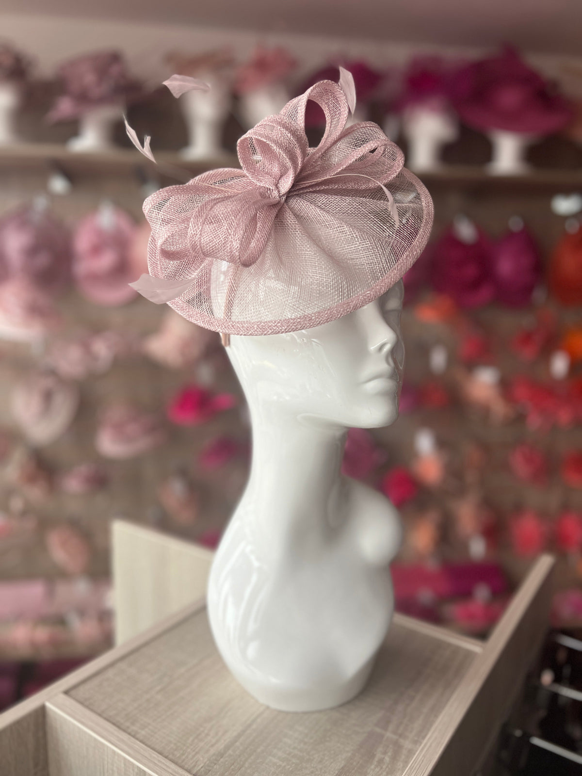 Cameo Curved Disc Fascinator-Fascinators Direct