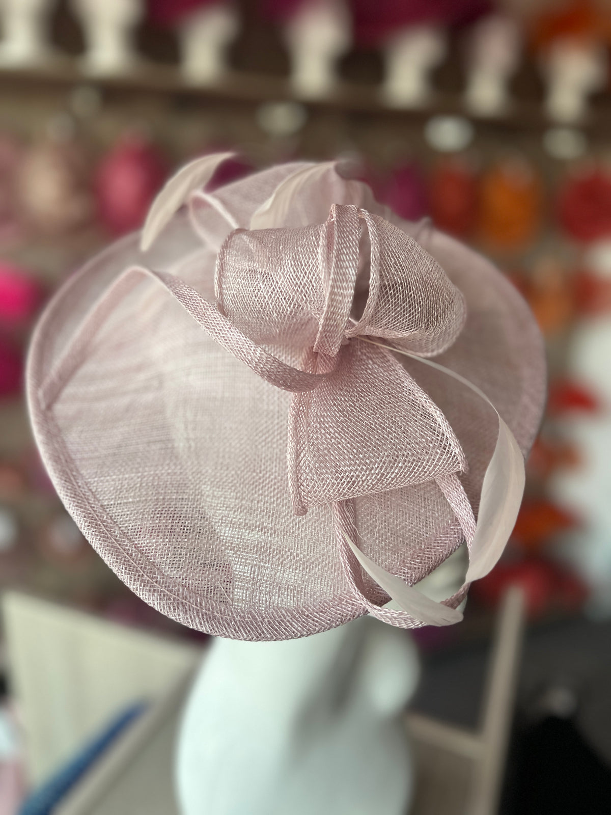 Cameo Teardrop Disc Fascinator-Fascinators Direct