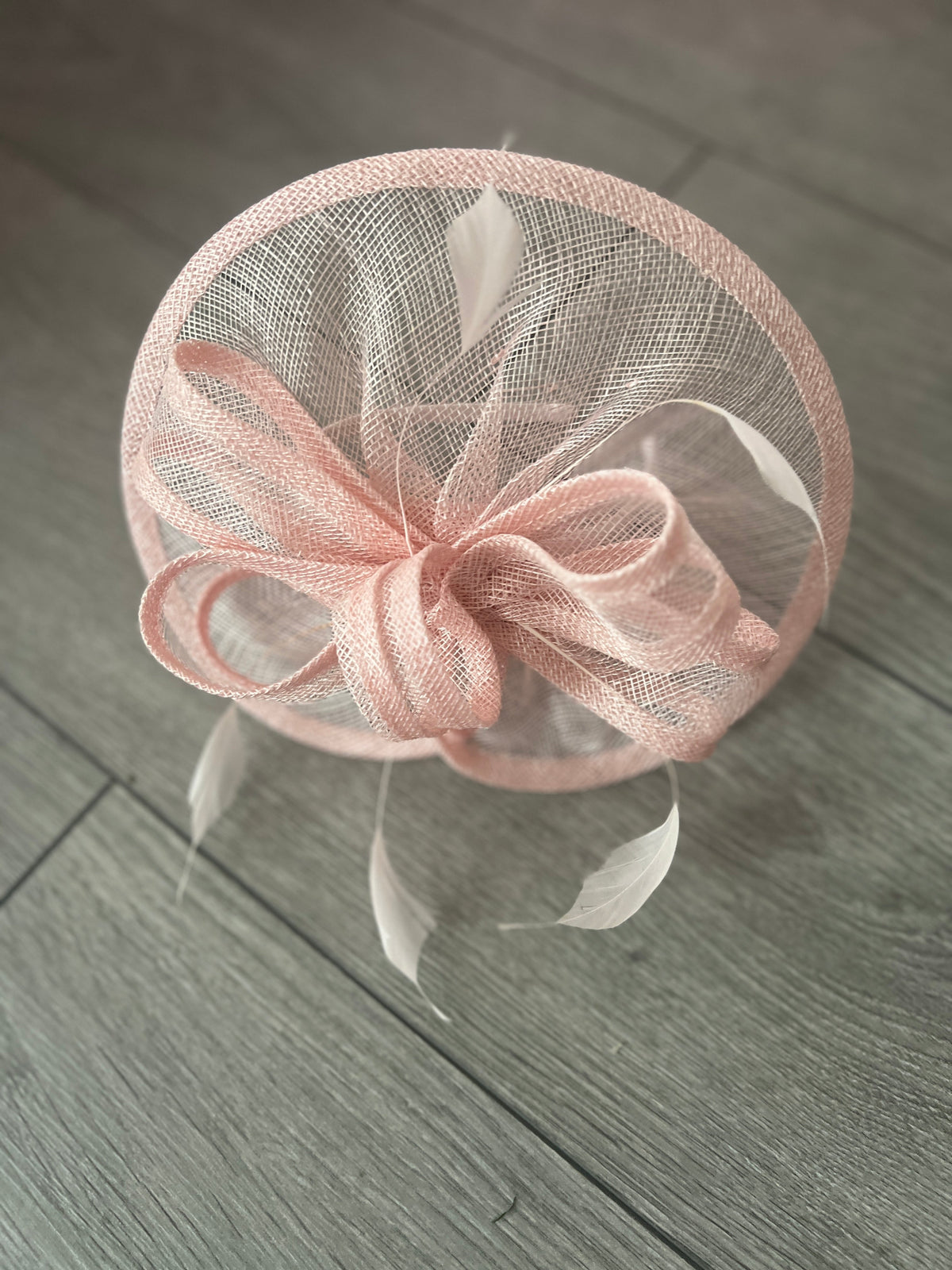 Candy Pink Curved Disc Fascinator-Fascinators Direct