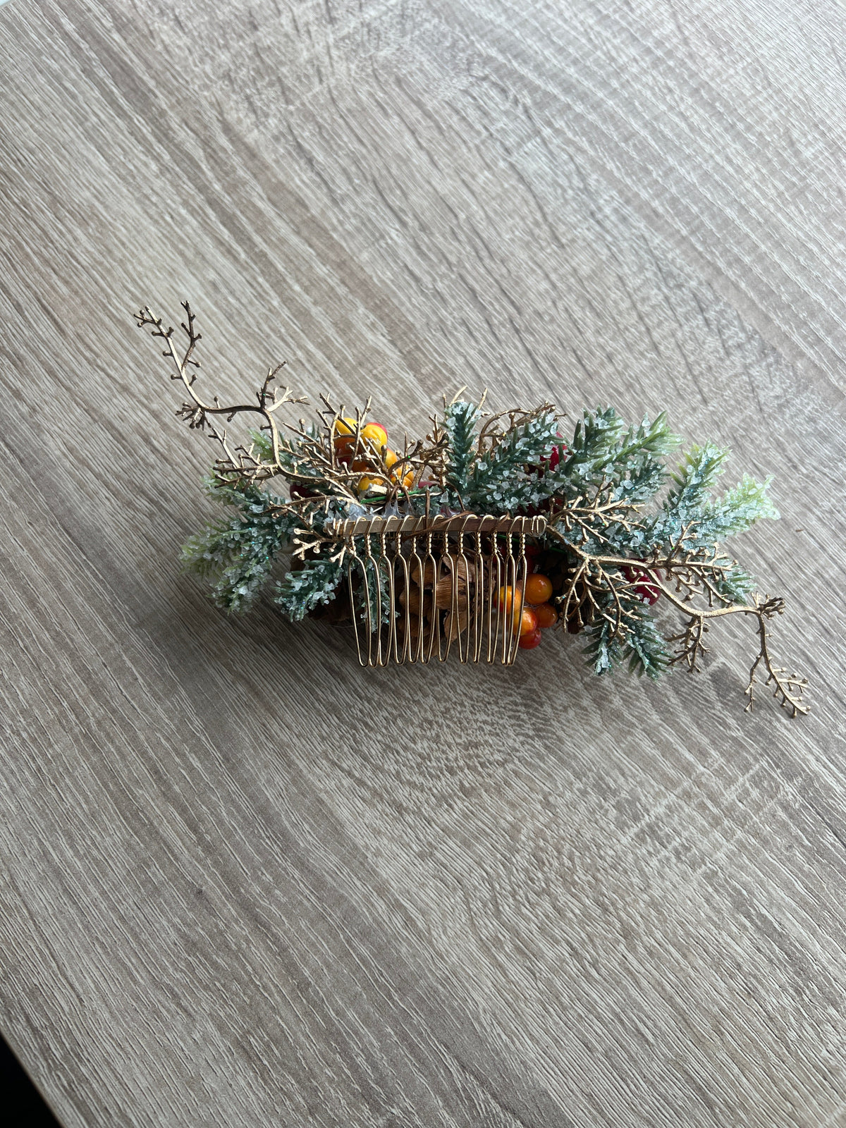 Christmas Winter Wedding Hair Comb-Fascinators Direct