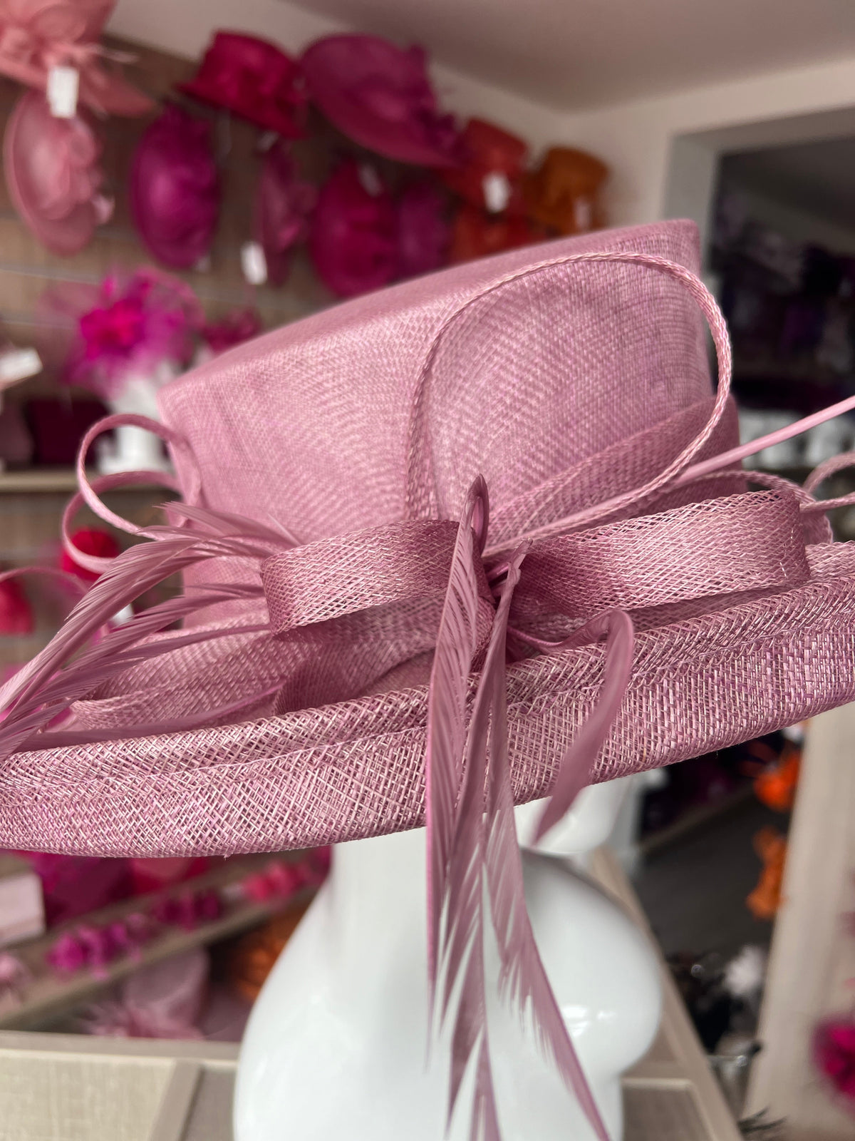 Classic Sinamay Bazaar Wedding Hat-Fascinators Direct