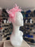 Classic Sinamay Blossom Pink Fascinator-Fascinators Direct